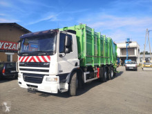 Maquinaria vial camión volquete para residuos domésticos usado DAF CF 75.250 EURO V garbage truck mullwagen