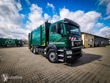 Maquinaria vial MAN TGS 26.320 EURO V garbage truck mullwagen camión volquete para residuos domésticos usado