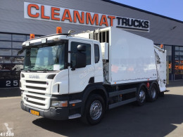 Maquinaria vial Scania P 230 camión volquete para residuos domésticos usado