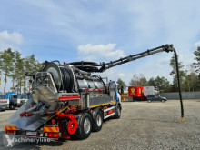 Maquinaria vial camión limpia fosas Scania CAPPELLOTTO CAPCOMBI 2600 VACUUM CLEANER Kanal Saug Druck