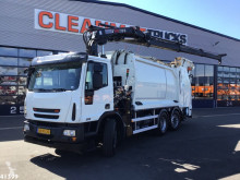 Maquinaria vial Ginaf C 3127 Hiab 21 ton/meter laadkraan camión volquete para residuos domésticos usado