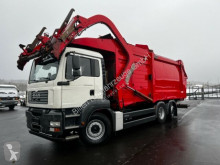 Maquinaria vial MAN TGA TGA 26.320 Frontlader Heil Waage + Drucker camión volquete para residuos domésticos usado