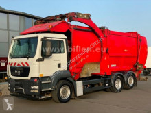 Camión volquete para residuos domésticos MAN TGS TGS 26.360 Frontlader Waage HN Millenium