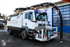 Maquinaria vial camión limpia fosas MAN TGA TGA 18.310 Wiedemann 8m³ Saug u.Spül V2A Kipper