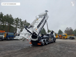 Camión limpia fosas Scania Naaktgeboren Vacu-press 8000 Saugbagger vacuum blower suction lo