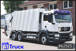 Maquinaria vial camión volquete para residuos domésticos MAN TGS 26.320 BL Faun 524 / Zöller Waage