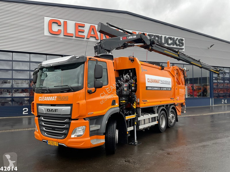 Vägmaskiner DAF FAN 340 Hiab 23 ton/meter...