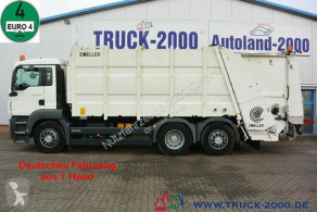 Maquinaria vial MAN TGS 26.320 Zöller Medium XL22 + Zöller Lifter camión volquete para residuos domésticos usado