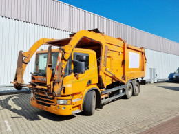 Camion benne à ordures ménagères Scania P400 6x2 P400 6x2, Liftachse, Müllwagen, Heil Frontlader