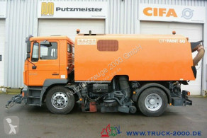 Maquinaria vial MAN ME 15.220 Bucher Schörling CityFant 60 Kehr Saug camión limpia fosas usado