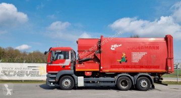 Maquinaria vial camión volquete para residuos domésticos MAN TGA 26.320 6x2-2 BL Müllwagen