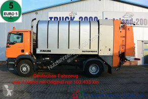 Maquinaria vial MAN TGM TGM 18.250BL Faun Rotopress 516 Zöller Schüttung camión volquete para residuos domésticos usado