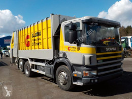 Maquinaria vial camión volquete para residuos domésticos Scania P94-6X2-GEESINK AUFBAU-TOP ZUSTAND