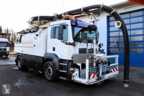 Maquinaria vial camión limpia fosas MAN TGA 18.310 Wiedemann 8m³ Saug u.Spül V2A Kipper