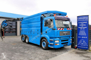 Maquinaria vial camión limpia fosas MAN TGA 26.480 6x2 Assmann 16m³ Kombi-WRG V2A Kipper