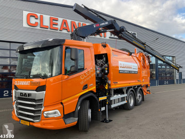 DAF FA N XD 340 Hiab 23 Tonmeter laadkraan + Welvaarts Weighing system