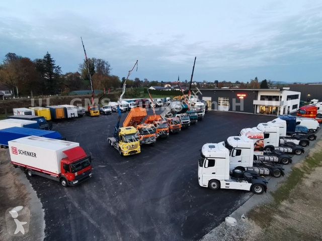 Semitrailer Mercedes Silo ood Spitzer eldbinder...