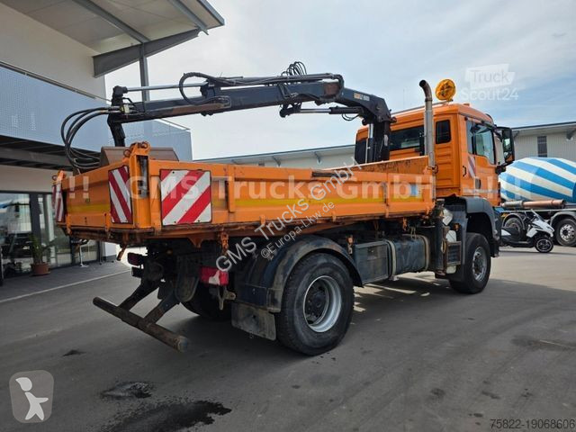 Vägmaskiner MAN TGS / 4X4 ALLRAD / Kipper + Kran