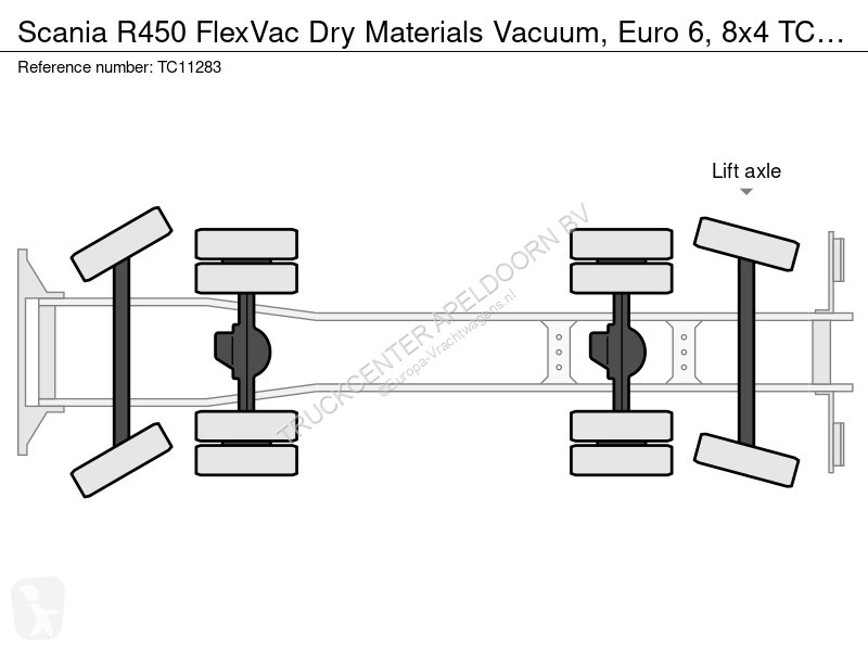 Vehículo de limpieza viaria Scania 450 FlexVac...