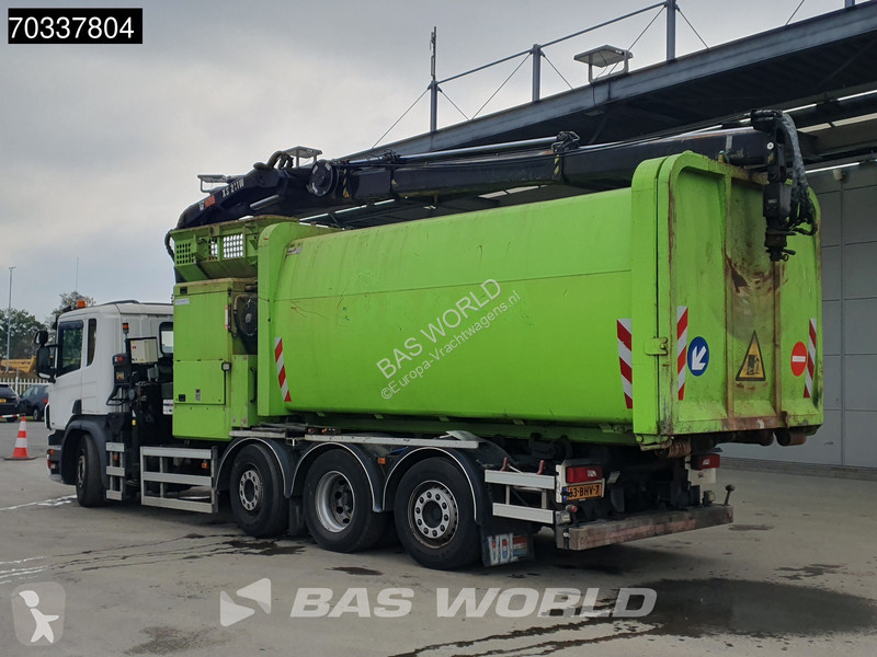 آلة لصيانة الطرق Scania P360 P 8X2 Hiab 211 BW...