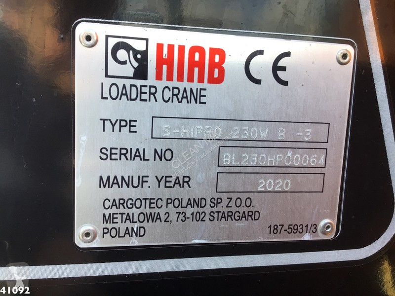 Vägmaskiner DAF FAN  340 Hiab 23 ton/meter...
