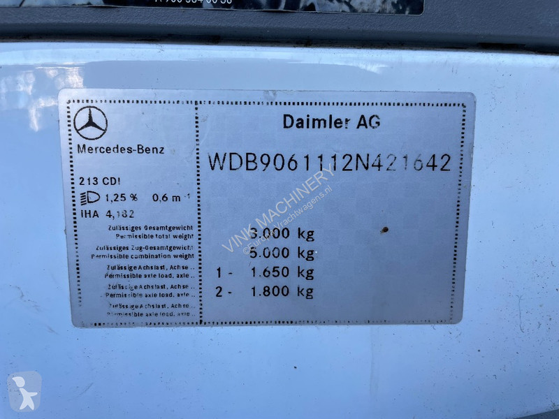 Silniční stroje Mercedes Vuilnisauto 213CDI