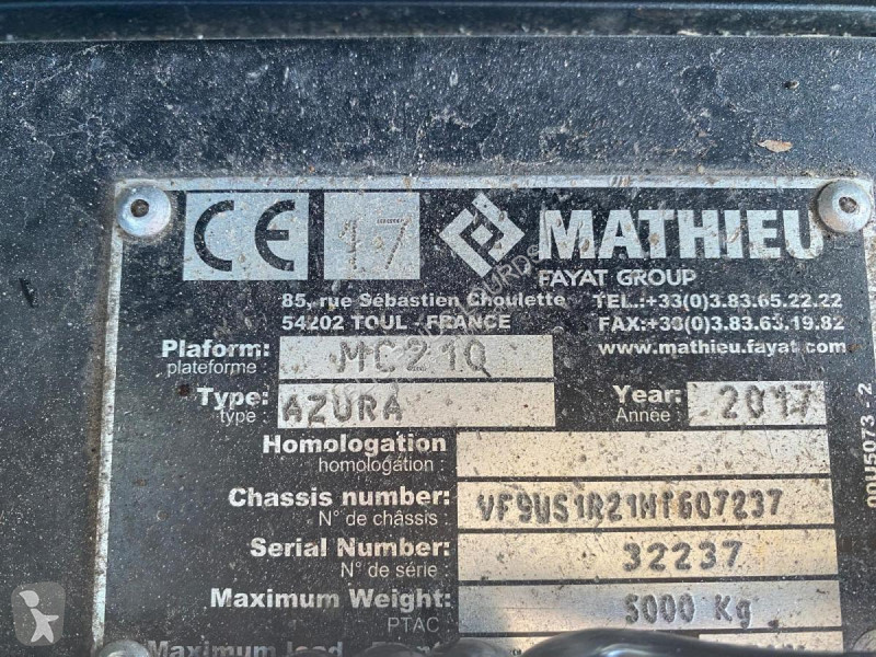 Echipament de curățare Mathieu MC210