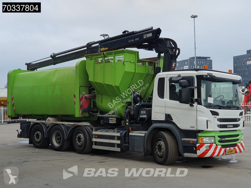 آلة لصيانة الطرق Scania P360 P 8X2 Hiab 211 BW...