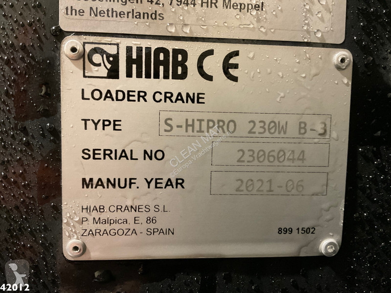Vägmaskiner DAF FAN  340 Hiab 23 Tonmeter...
