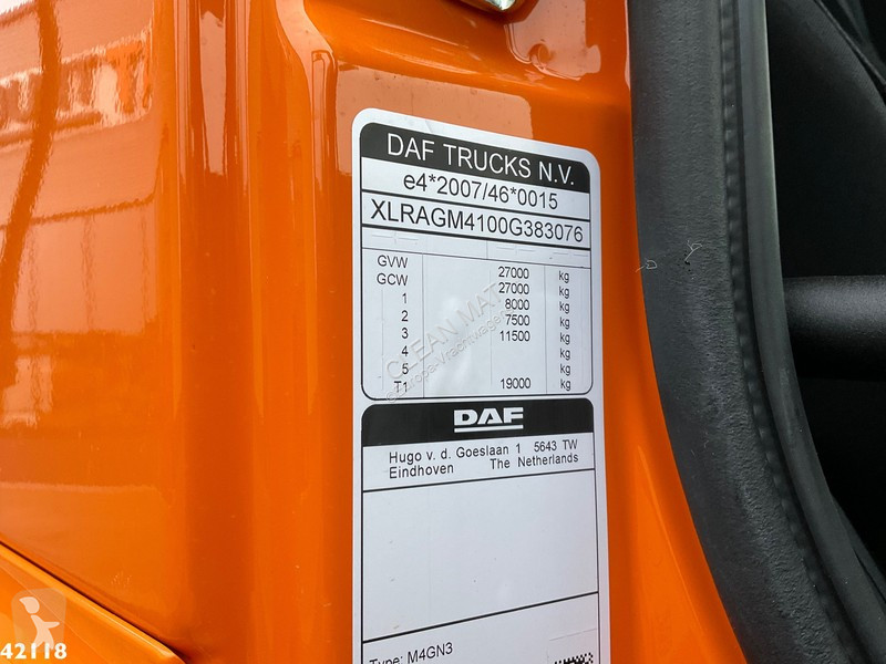 Vägmaskiner DAF FAG  300 Geesink 20m3