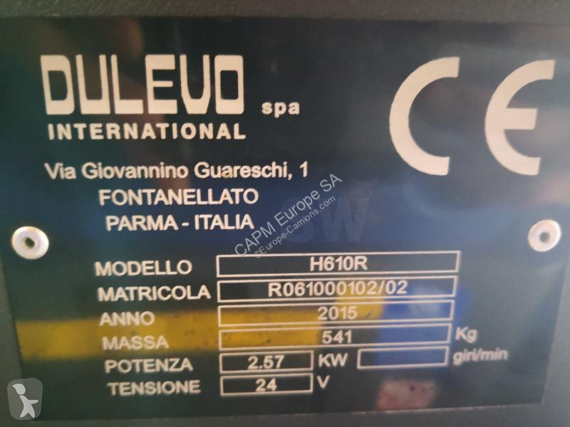 Reinigingsmaterieel Dulevo H610RO