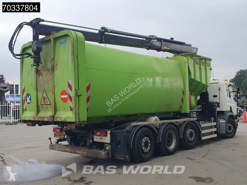 آلة لصيانة الطرق Scania P360 P 8X2 Hiab 211 BW...