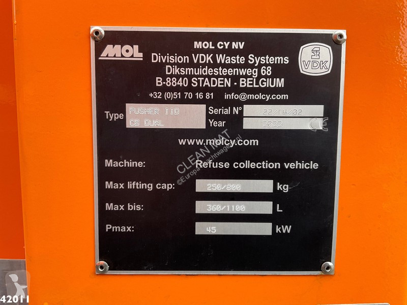 Vägmaskiner MAN TGS VDK CB DUAL (9m3+13m3)