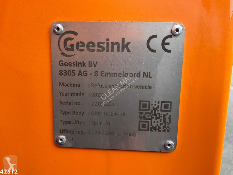 Silniční stroje DAF FAG  300 Geesink 20m³