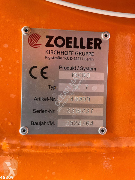 Vägmaskiner Fuso e 9C18 M-Batt Zoeller 7m³ 100%...