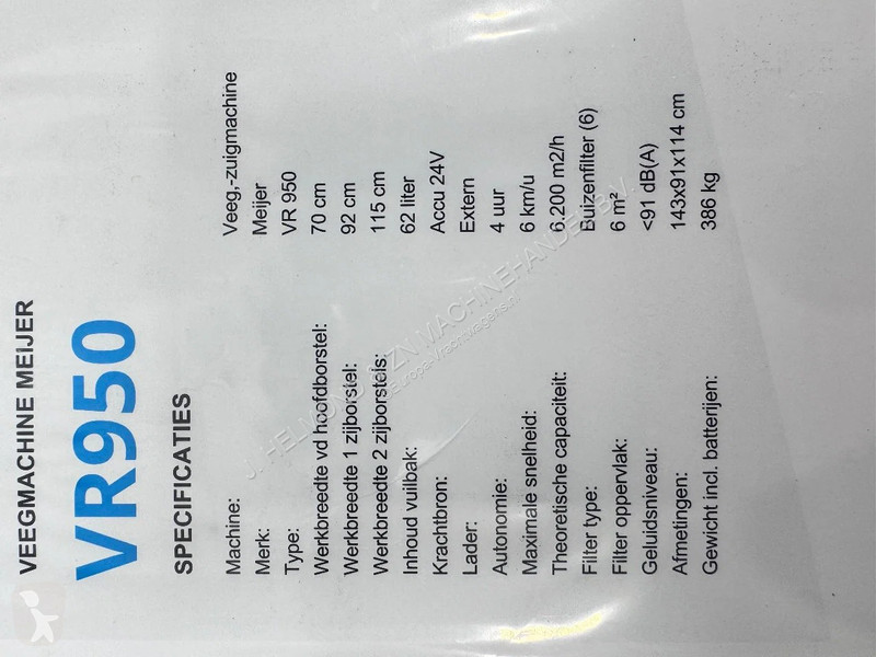 آلة لصيانة الطرق  MEIJER VR950