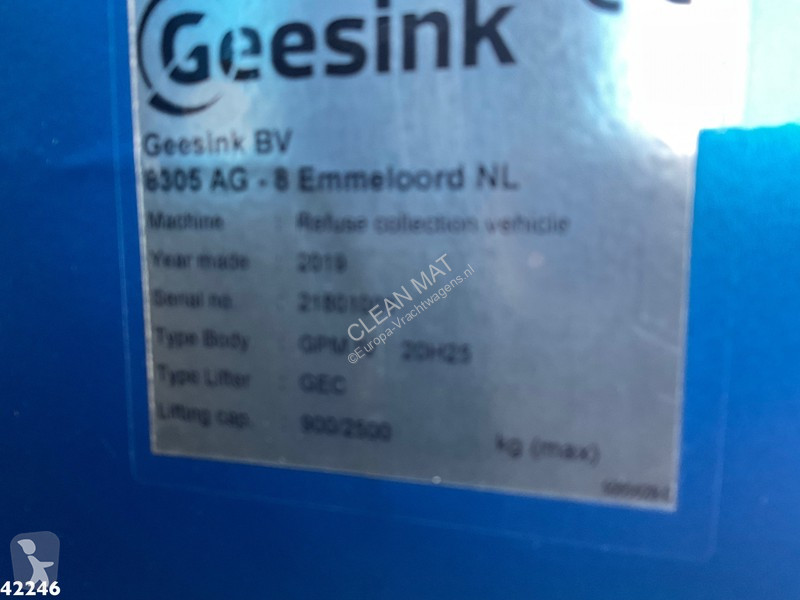 Gemeentevoertuig DAF FAG  340 Geesink 20m3...