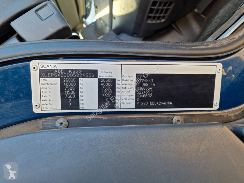 آلة لصيانة الطرق Scania P380 / Kanalreinigung /...