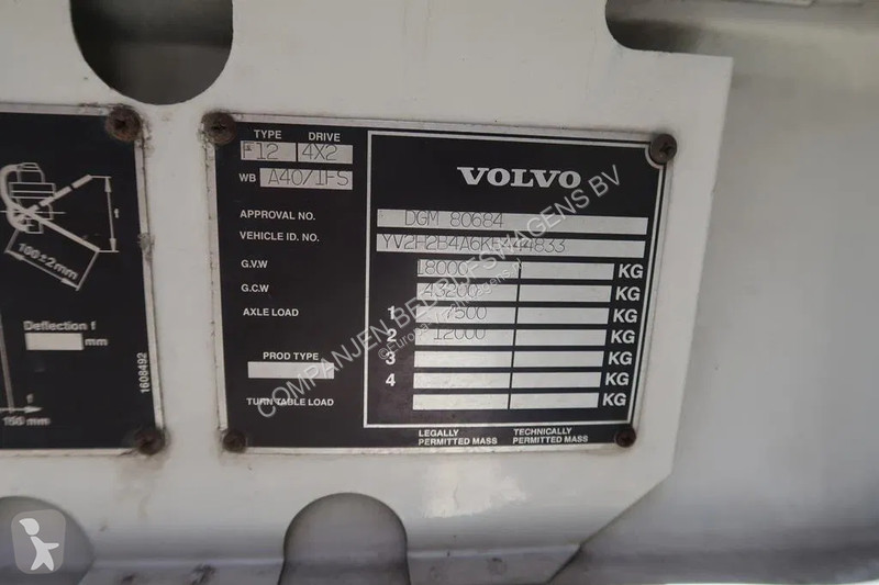 آلة لصيانة الطرق Volvo F 12.400 Volvo -400...
