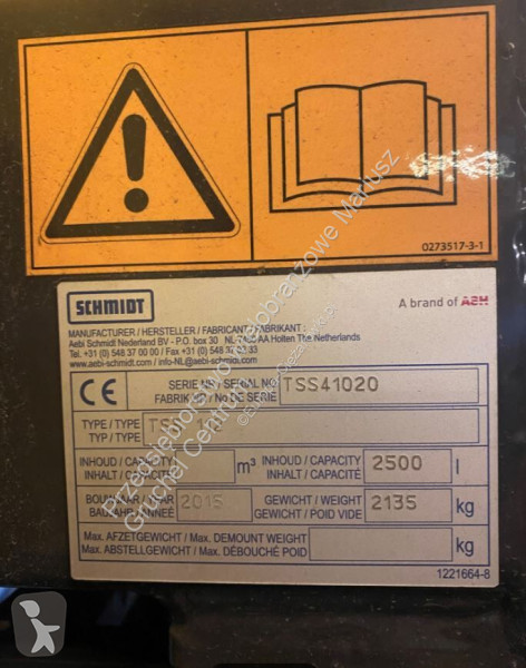 آلة لصيانة الطرق Schmidt TSS 122, Like NEW