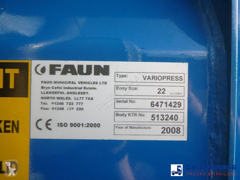 آلة لصيانة الطرق Mercedes 2629 6x2 RHD Faun...