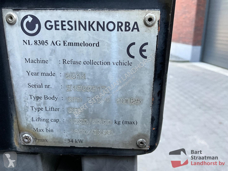 Vägmaskiner Scania P280 6x2 vuilniswagen met...