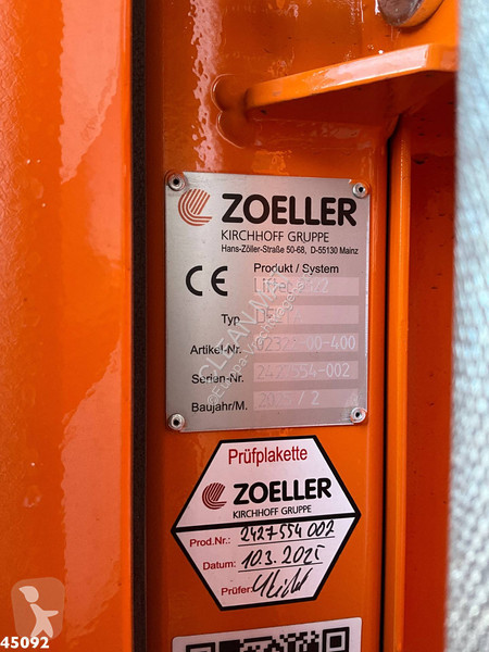Silniční stroje Mercedes 2533 Euro 6 Zoeller 22m³