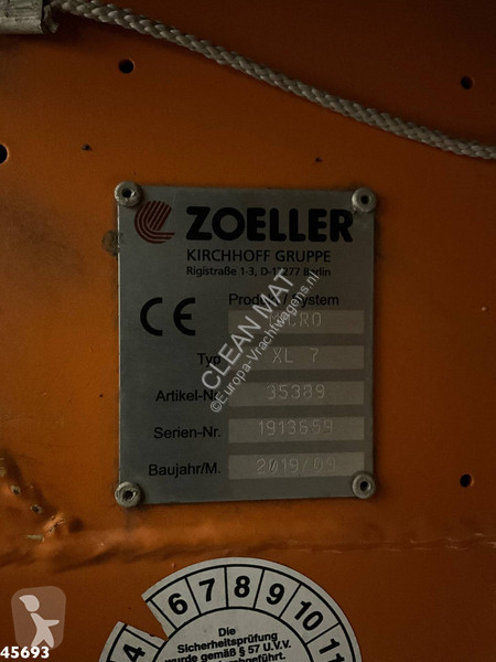 آلة لصيانة الطرق Fuso 9C18 Euro 6 Zoeller 7m³...
