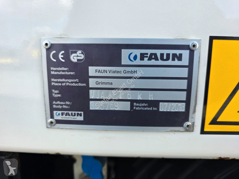 آلة لصيانة الطرق Mercedes 1323 LKO FAUN VIAJET...