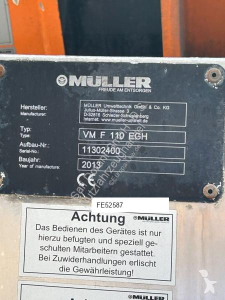 Vehículo de limpieza viaria Mercedes VMF 110EGH