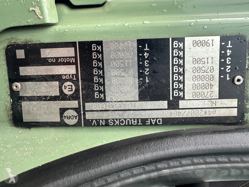 Silniční stroje DAF 290 DAF  290 6X2 DENNIS...