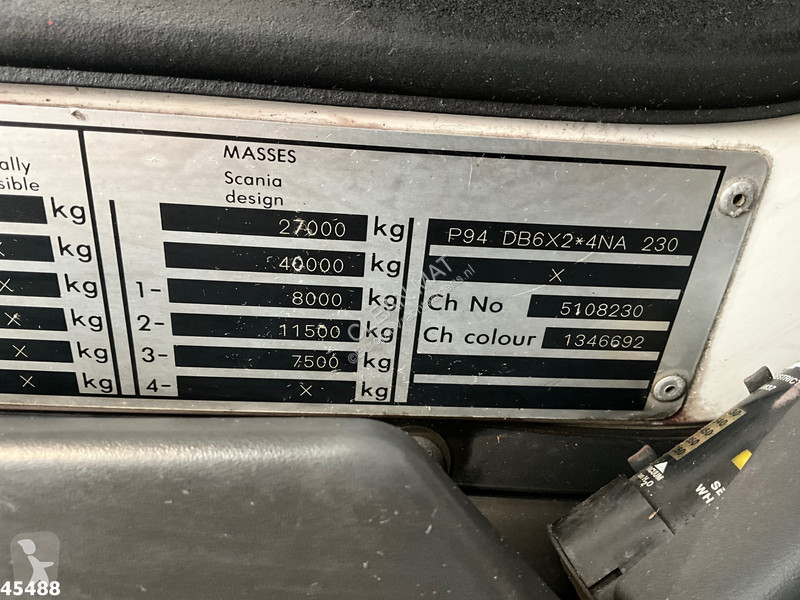 Engin de voirie Scania 230 VDK 20m³