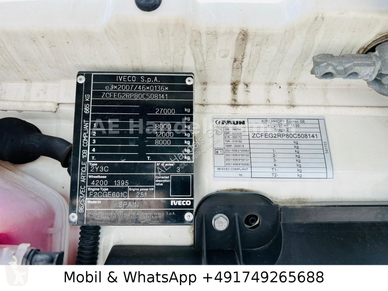 آلة لصيانة الطرق Iveco S-Way 340 CNG*Faun...