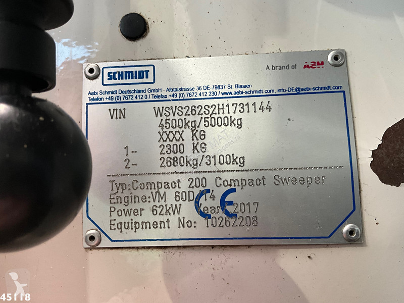 Коммунальная техника  Schmidt Swingo  Euro 6